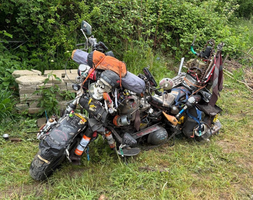 Eines von wirklich vielen besonderen Motorrädern.