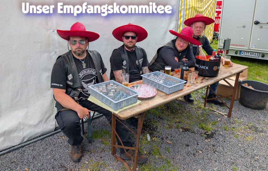 Am Eingang des Campgrounds gab es kostenlose Begrüßungsgetränke vom Empfangskommitee